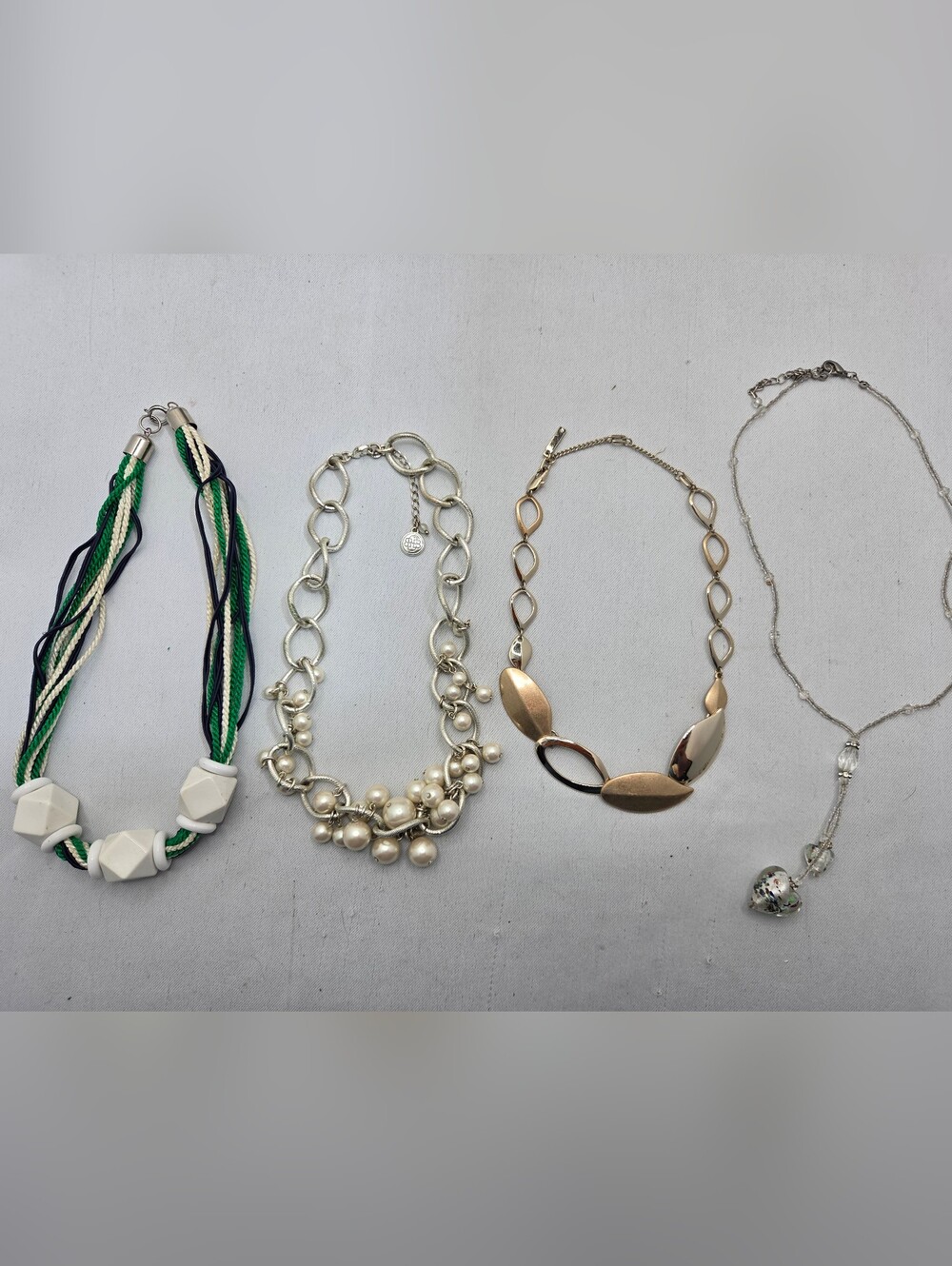 HUGE 47 pc Jewelry CHICO'S LIA SOPHIA MONET Vintage-Now LOT Necklaces Set blue - Picture 13 of 16